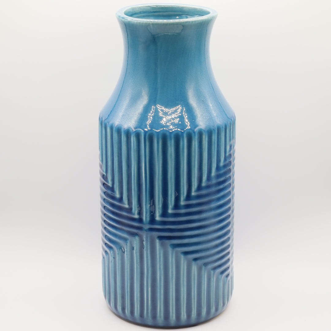 Ceramic Vase, Blue