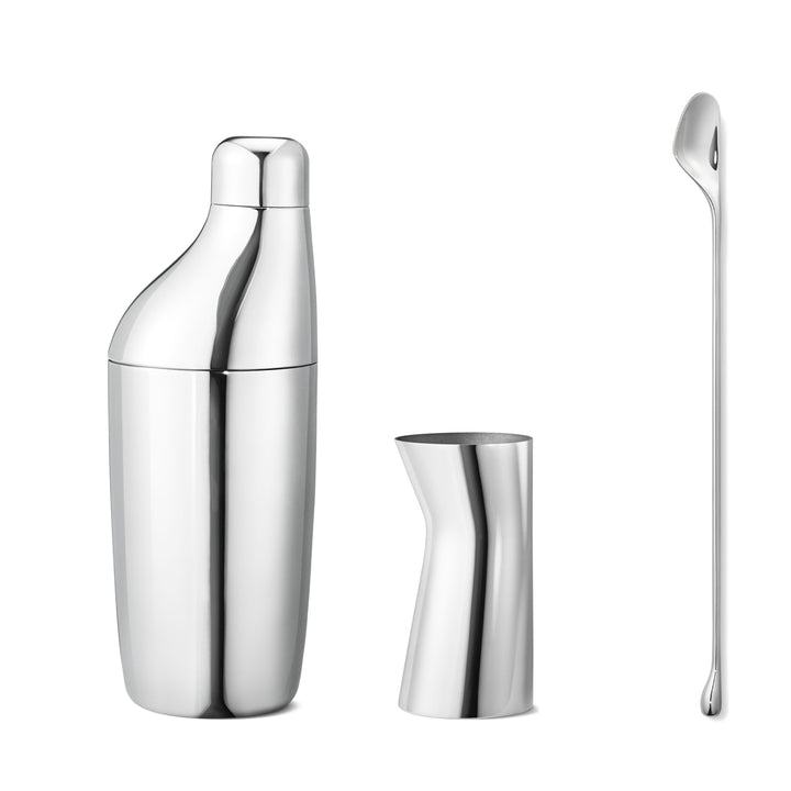 Sky Set - Cocktail Shaker, Stirring Spoon & Jigger