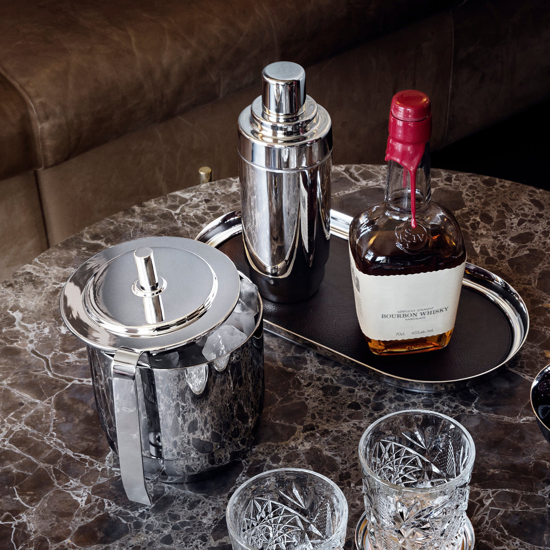 Manhattan Ice Bucket & Tongs