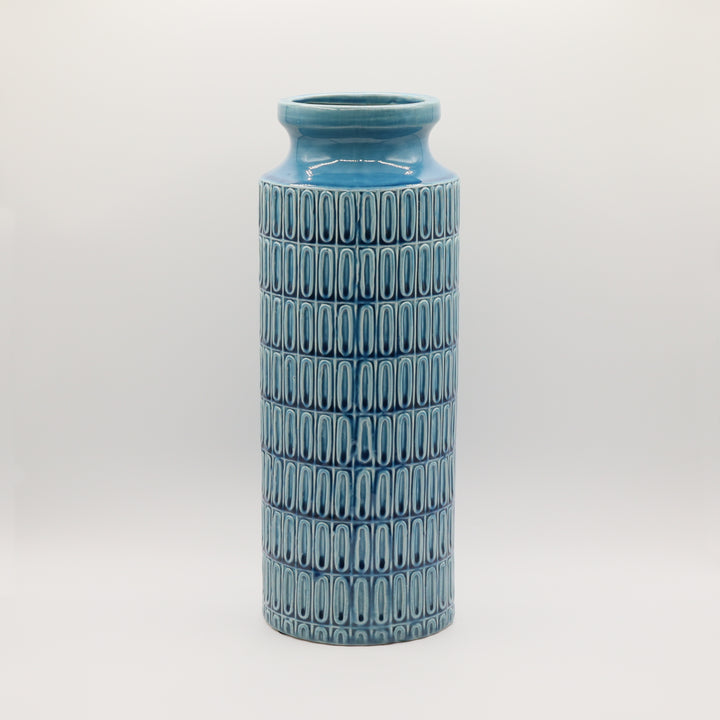 Ceramic Vase, Blue