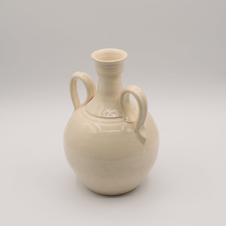 Vaso de Cerâmica Creme