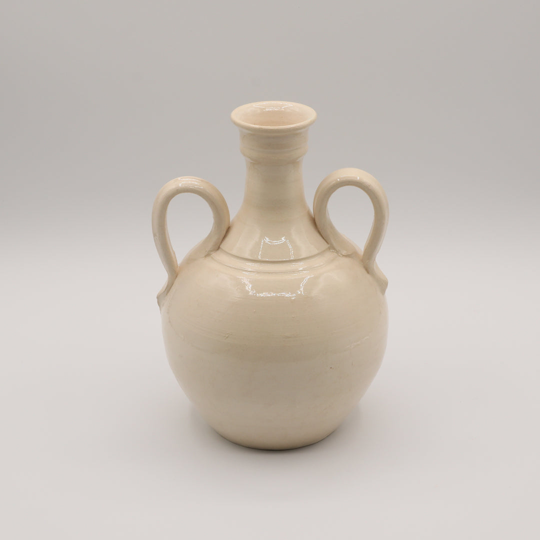 Vaso de Cerâmica Creme