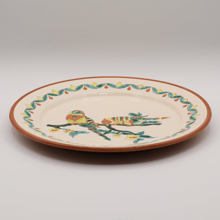 Ceramic Plate, Songbirds Decoration